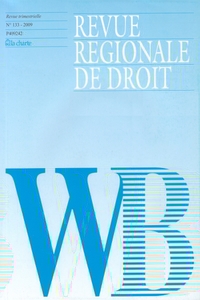 Revue Régionale de Droit (RRD)