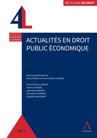 Actualités en droit public économique