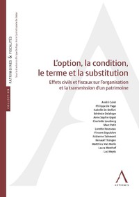 L'option, la condition, le terme et la substitution