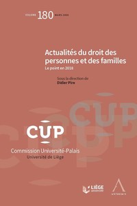 Actualités du droit des personnes et des familles. Le point en 2018