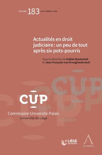 Actualités en droit judiciaire : un peu de tout après six pots-pourris