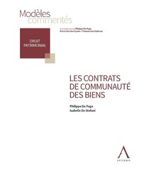 Les contrats de communautés des biens