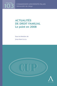 Actualités de droit familial