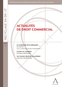 Actualités de droit commercial