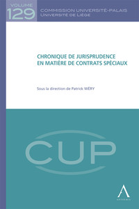 Chronique de jurisprudence en matière de contrats spéciaux