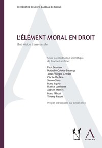 L'élément moral en droit