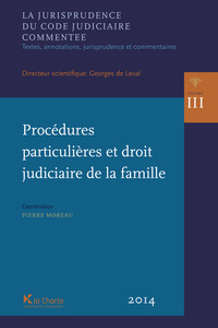 Procédures particulières et droit judiciaire de la famille