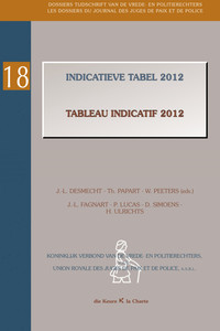 Indicatieve tabel 2012 / Tableau indicatif 2012