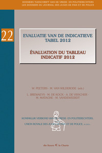 Evaluatie van de indicatieve tabel 2012 - Evaluation du tableau indicatif 2012