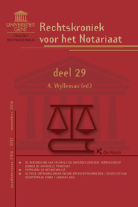 Rechtskroniek voor het notariaat - Deel 29