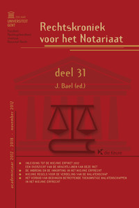 Rechtskroniek voor het notariaat - Deel 31