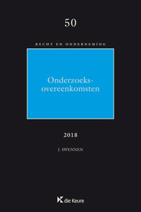 Onderzoeksovereenkomsten. Met bijzondere aandacht voor de samenwerking tussen onderzoeksorganisaties en ondernemingen