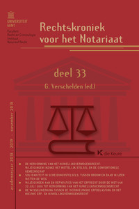 Rechtskroniek voor het notariaat - Deel 33