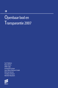 Openbaar bod en transparantie 2007