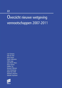 Overzicht nieuwe wetgeving vennootschappen 2007-2011