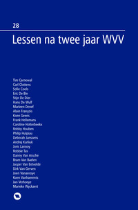 Lessen na twee jaar WVV
