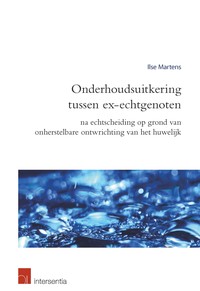 Onderhoudsuitkering tussen ex-echtgenoten