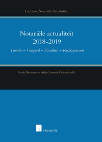 Notariële actualiteit 2018-2019