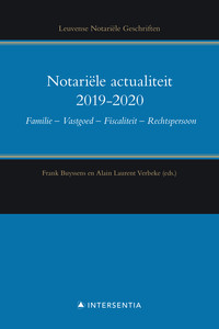 Notariële actualiteit 2019-2020