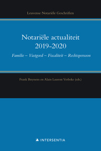 Notariële actualiteit 2019-2020