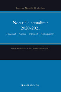 Notariële actualiteit 2020-2021