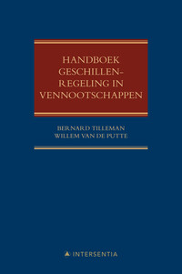 Handboek geschillenregeling in vennootschappen (gebonden editie)