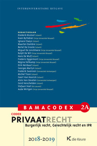Burgerlijk Wetboek (uit de BAMA-codexen die Keure 2018-2019)