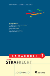 Strafwetboek (uit de BAMA-codexen die Keure 2019-2020)
