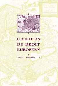 Cahiers droit européen (CDE)