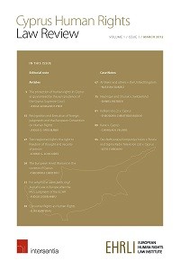 Cyprus Human Rights Law Review