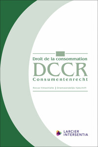 Droit de la consommation - Consumentenrecht (DCCR)
