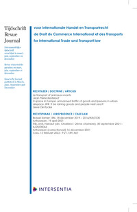 Tijdschrift voor Internationale Handel en Transportrecht