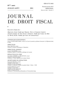Journal de droit fiscal