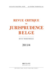 Revue critique de jurisprudence belge (RCJB)