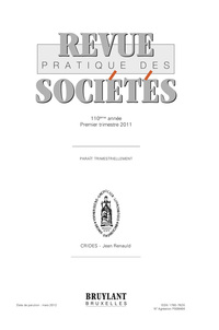 Revue pratique des sociétés civiles et commerciales