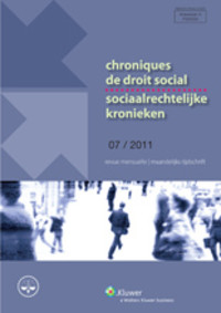 Chroniques de droit social / Sociaalrechtelijke kronieken