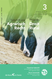 Tijdschrift voor Agrarisch Recht (T. Agr. R.) / Revue de Droit Rural (Rev. dr. rur.)