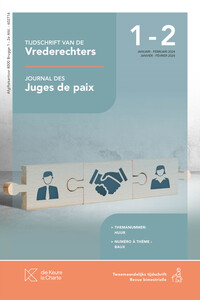Tijdschrift van de Vrederechters (T. Vred.) / Journal des Juges de Paix (JJP)